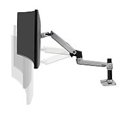 LX DESK MOUNT LCD ARM POLISHED/32IN BLACK/WHITE VESA MIS-D_8