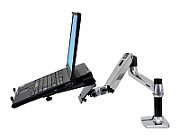 LX DESK MOUNT LCD ARM POLISHED/32IN BLACK/WHITE VESA MIS-D_10