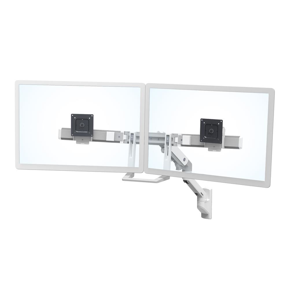 HX WALLMOUNT DUAL MONITOR ARM/32IN 7.9KG LIFT29 MISD WHITE 10Y_1