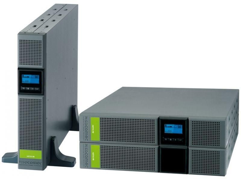 UPS SOCOMEC Line Int. cu Sinusoida Pura, rack/tower,  3300VA/ 2700W, AVR, 8+1 x socket IEC, display LCD, 6 x baterie 72V/9Ah, Backup 6min, incarc.8h, USB, RS232, combo RJ45, tower/rack 2U, fan, Netys PR RT 3300VA  NPR-3300-RT  (include TV 8.00 lei)