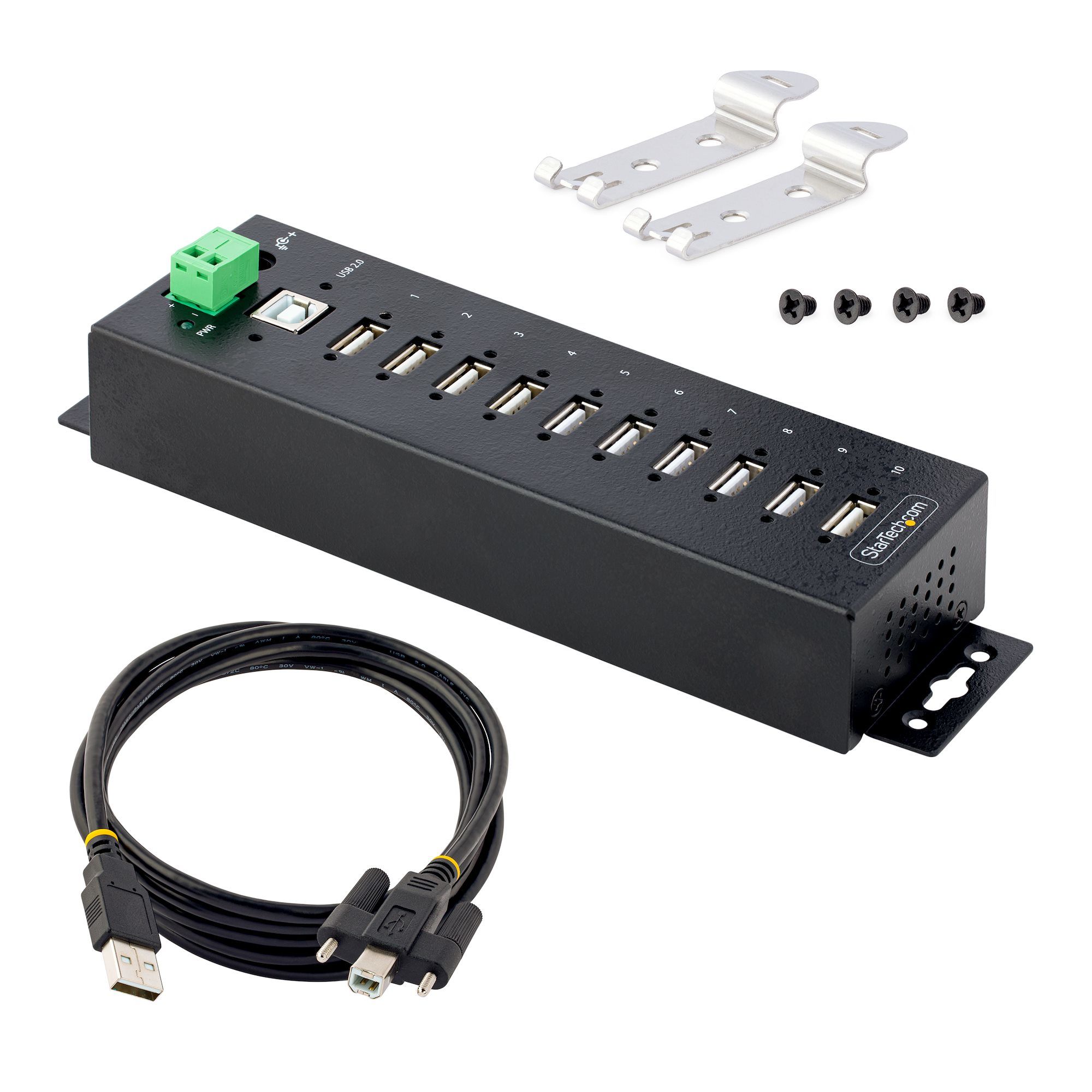 INDUSTRIAL USB 2.0 HUB/PORT USB HUB 10-PORT HUB_7