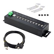 INDUSTRIAL USB 2.0 HUB/PORT USB HUB 10-PORT HUB_7