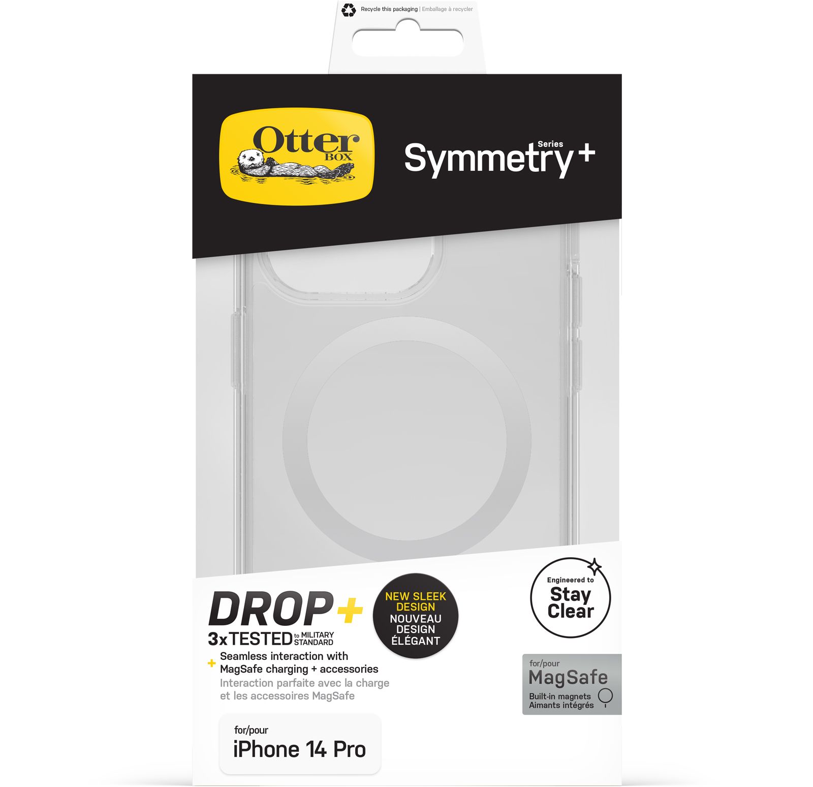 OTTERBOX SYMMETRY PLUS CLEAR/APPLE IPHONE 14 PRO - CLEAR_5