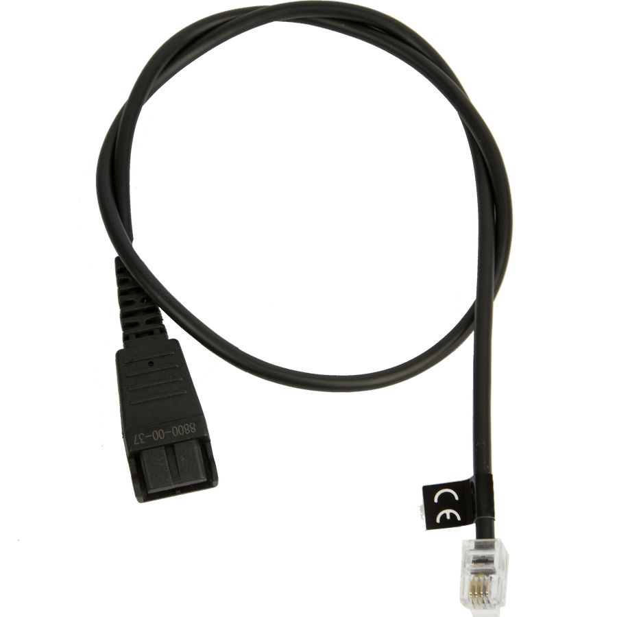 CABLE W/ QD TO RJ10 PLUG/CALLMASTER V VI 0.5M/PLX A22_1