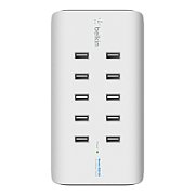 10-PORT USB-CHARGING STATION/120W 2.4A PER PORT WHITE_1