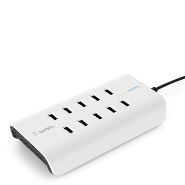 10-PORT USB-CHARGING STATION/120W 2.4A PER PORT WHITE_2
