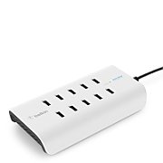 10-PORT USB-CHARGING STATION/120W 2.4A PER PORT WHITE_2