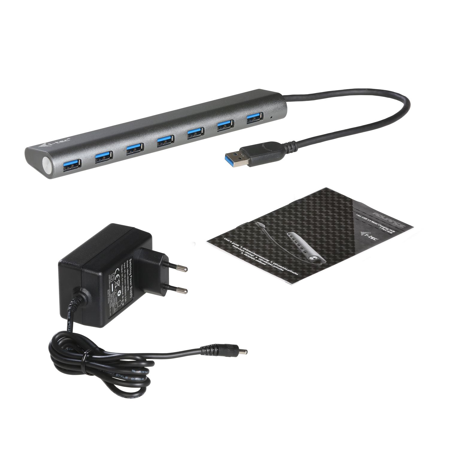 I-TEC USB 3.0 7-PORT HUB ALU./ACTIVE USB 2.0/1.1 COMP. 5GBPS_5