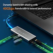 USB4 8K MULTI-PORT HUB SPACE/GREY_6