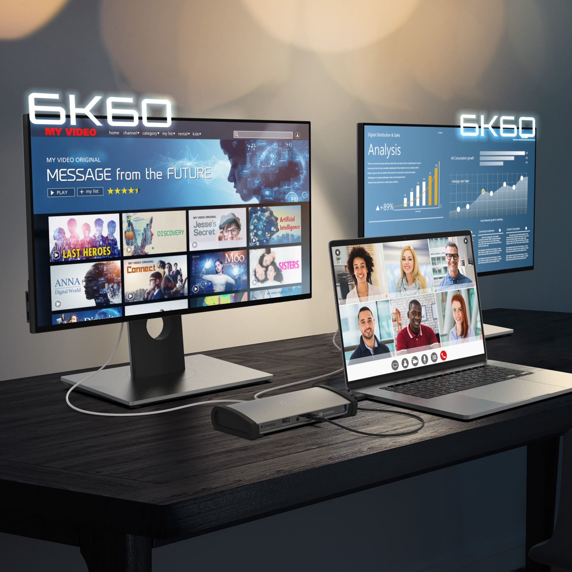 8K THUNDERBOLT 4 DOCKING/STATION - EU BLACK/SPACE GREY_7