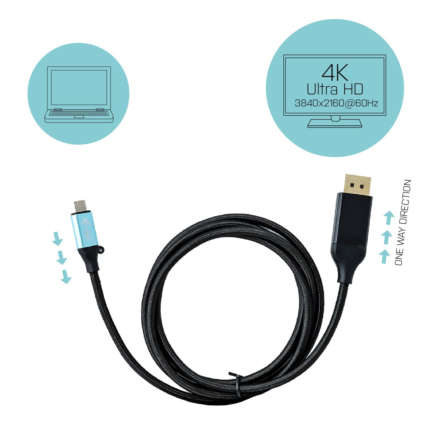 USB-C DP CABLE 4K/60HZ 2M/CABLE ADAPTER_4