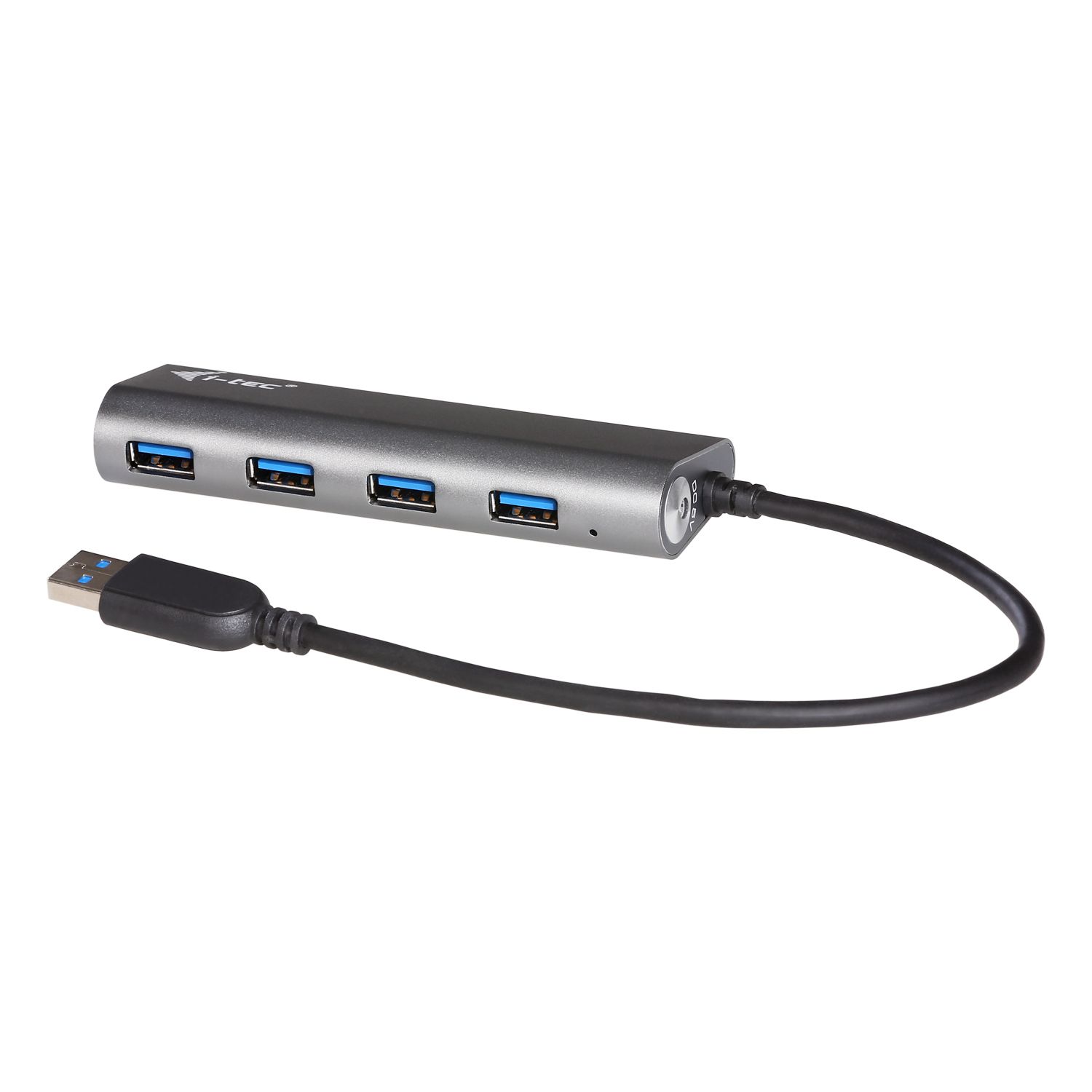 I-TEC USB 3.0 4-PORT HUB ALU./ACTIVE USB 2.0/1.1 COMP. 5GBPS_1