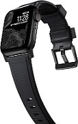OB SYMMETRY APPLE WATCH BAND/CACTUS LEATHER NOIR ASH BLACK_1