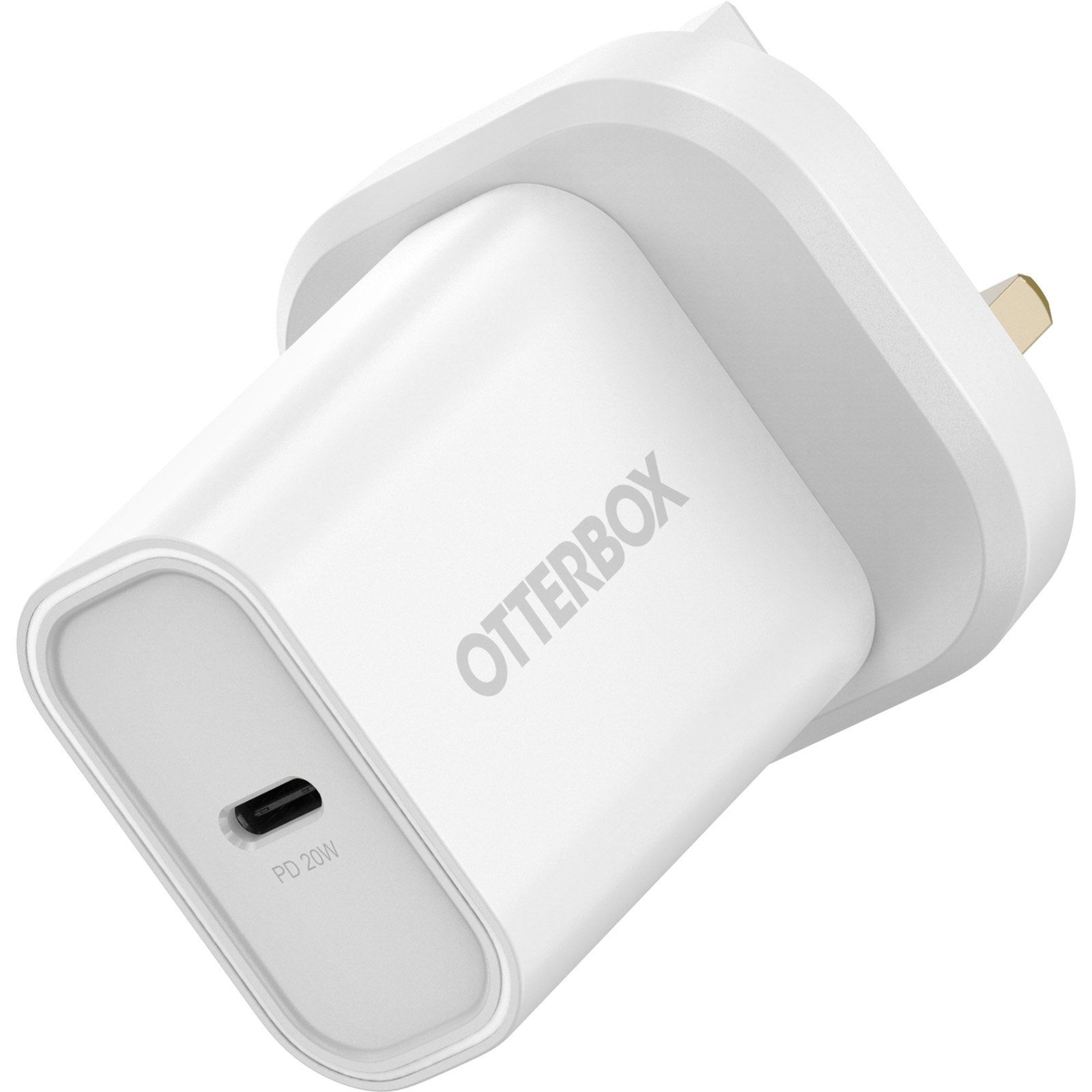 OB STANDARD UK WALL CHARGER 20W/- 1X USB-C 20W USB-PD BLACK - PR_1