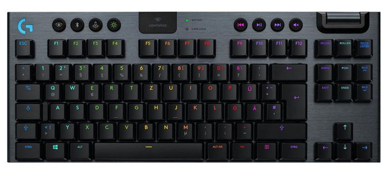 G915 TKLTENKEYL.LIGHTSP.WRLSRGB/MECH.GAMING KEYB.CARBON DEU CENT_1