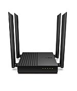 Router Dual-Band Wireless TP-Link, WI-FI 5 ARCHER A64,AC1200 Gigabit, Standarde wireless: IEEE 802.11ac/n/a 5 GHz, IEEE 802.11n/b/g 2.4 GHz, Viteza wireless: 5 GHz: 867 Mbps (802.11ac), 2.4 GHz: 400 Mbps (802.11n), 4 x antene externe fixe, MU-MIMO, Interfata: 1 x WAN, 4 x 10/100/1000 LAN._1