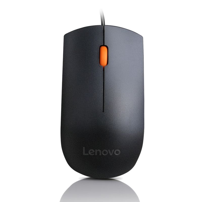 Lenovo 300 USB Combo Keyboard & Mouse, Senzor mouse: Optic, Rezolutie (dpi): 1600 dpi, Tipul conexiunii: USB, Lungime/Tip cablu: 1.80m, Culoare: Negru, Dimensiune: Mouse - 34 mm (1,33 inchi), tastatură - 20 mm x Mouse - 63 mm (2,44 inchi), tastatură - 424 mm x Mouse - 111 mm (4,37 inchi), tastatură_2