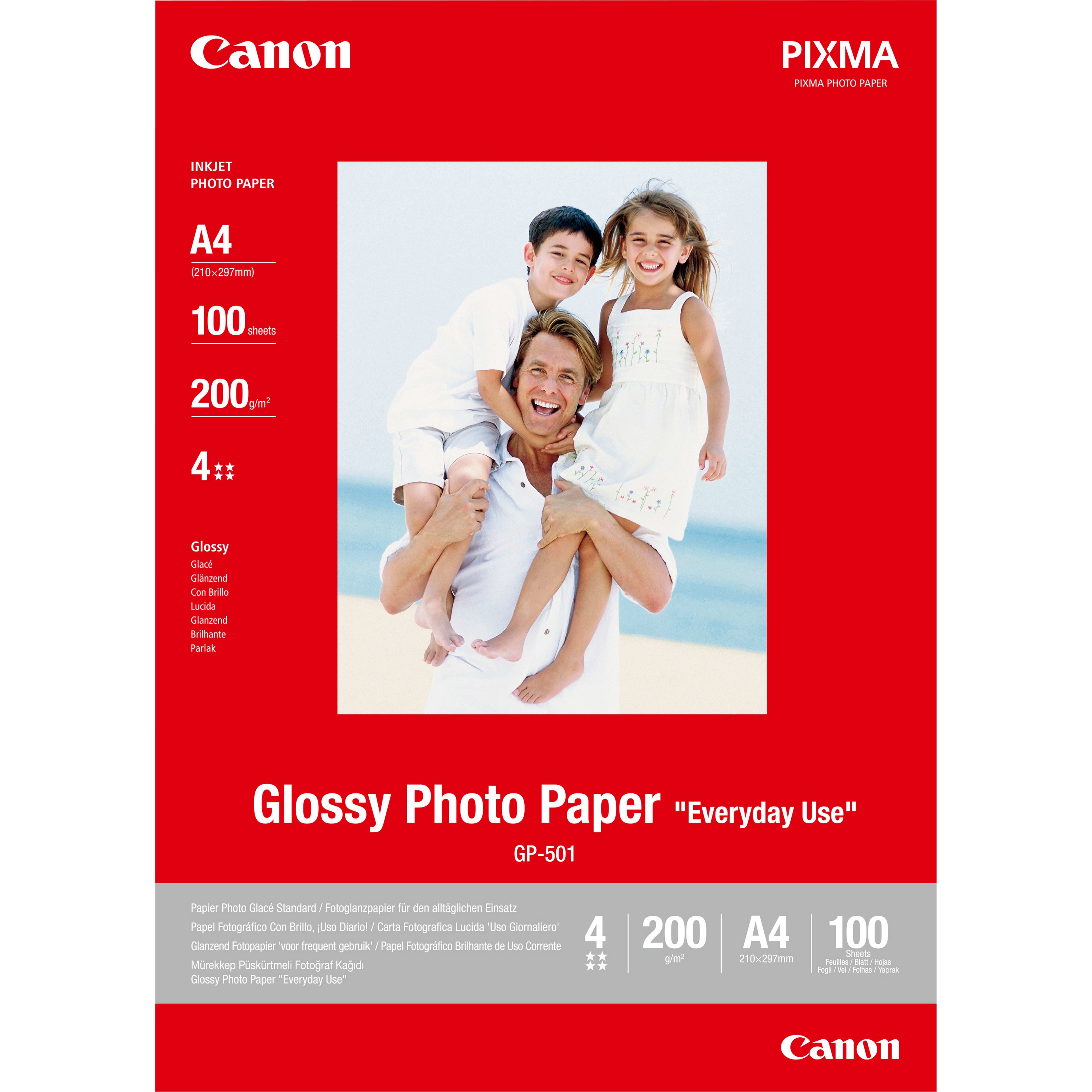 GP-501 GLOSSY PHOTO PAPER/A4 100SHT 210G/QM_1