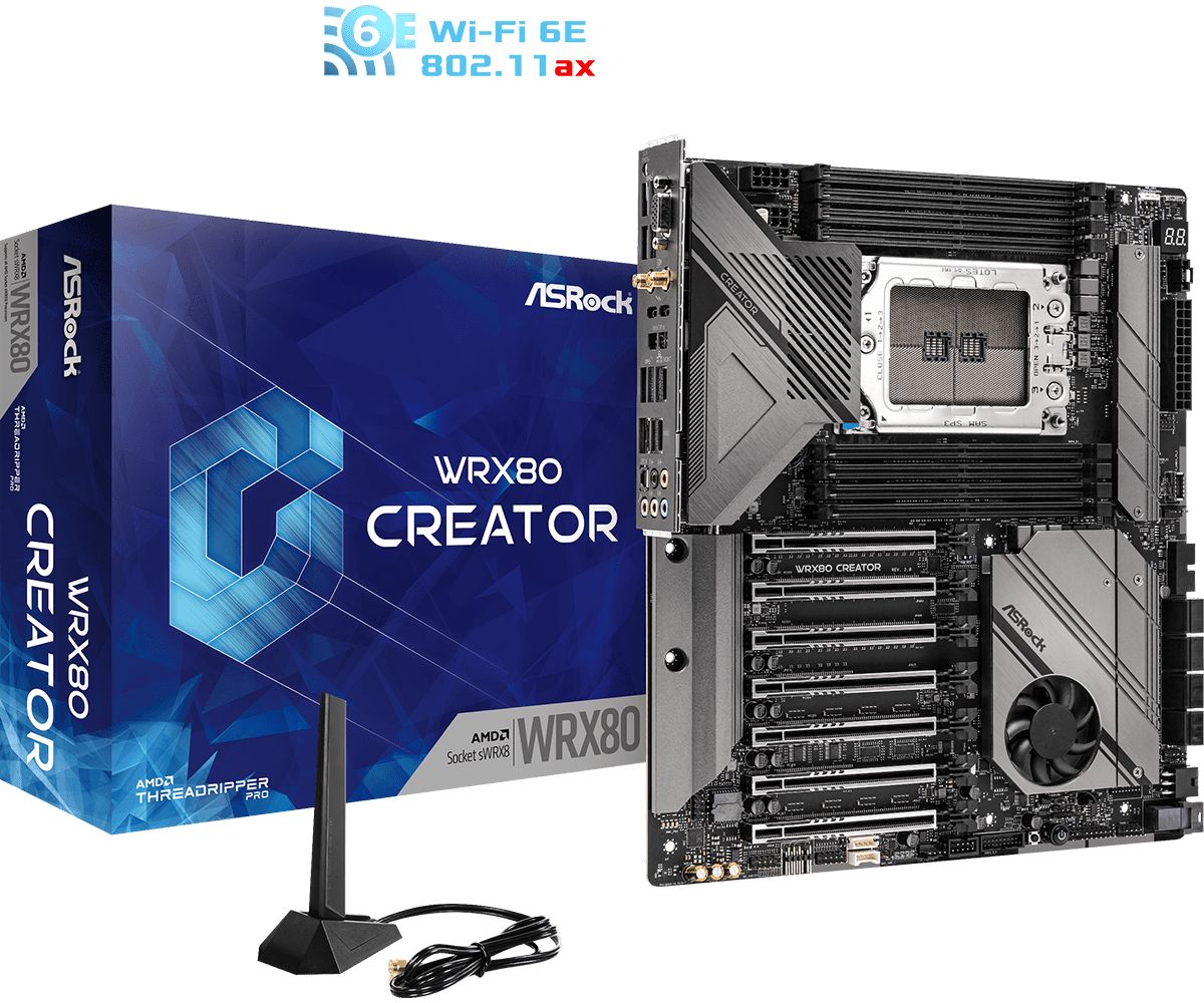 MB AMD WRX80 SWRX8 EATX/WRX80 CREATOR R2.0 ASROCK_2