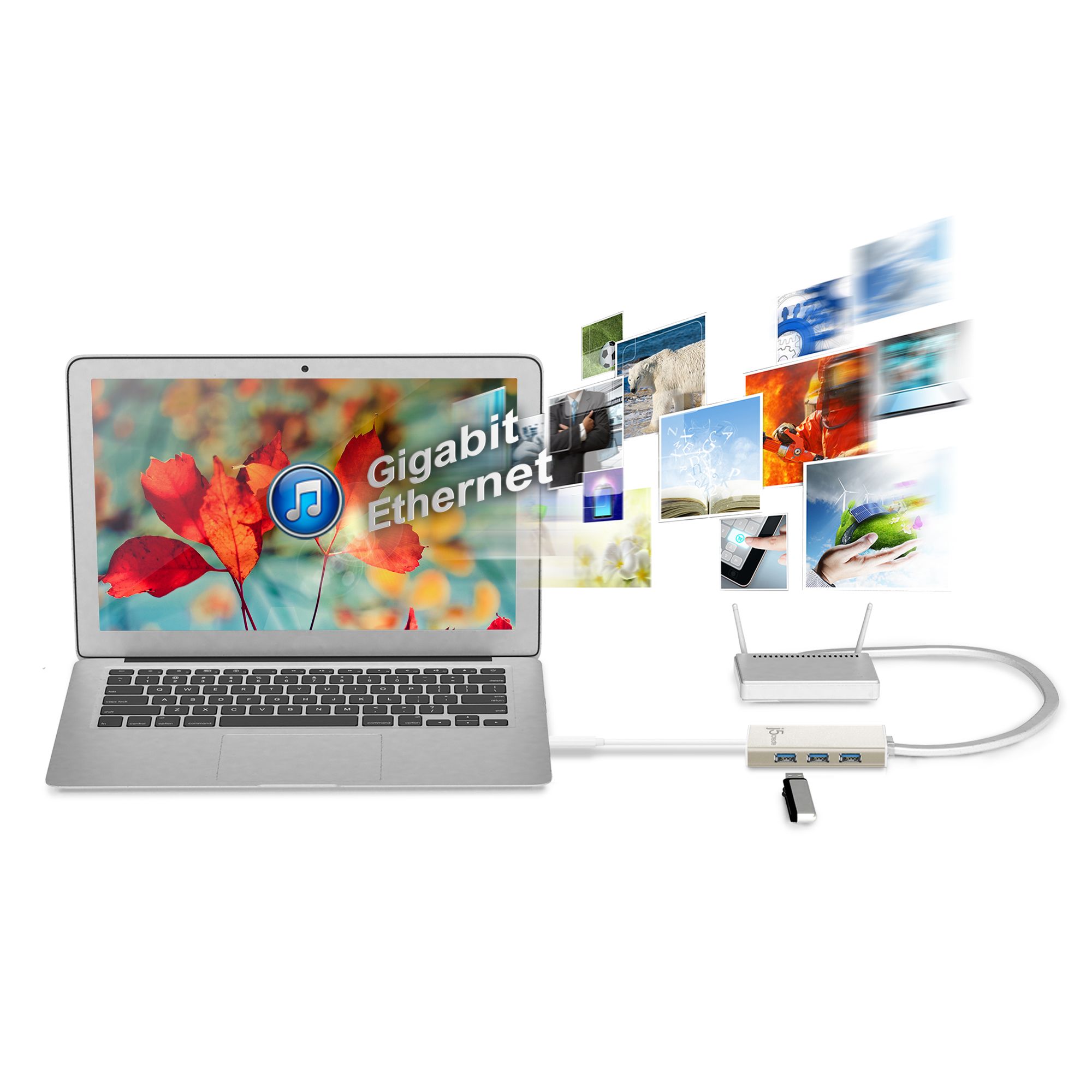USB-C MULTI-ADAPTER GIGABIT/ETHERNET / USB 3.1 HUB_17