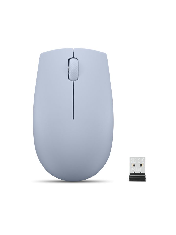 Lenovo 300 Wireless Compact Mouse Frost Blue, Tip: Standard, Rezolutie (dpi): 1000 dpi, Butoane/rotite, 3, Interfata mouse/ Tehnologie: Wireless, Interfata receiver, dongle USB 2.4GHz, Culoare: Albastru, Dimensiune (mm): 97.91 x 57.99 x 32.53 mm, Greutate: 52g, Garantie: 1 an_1