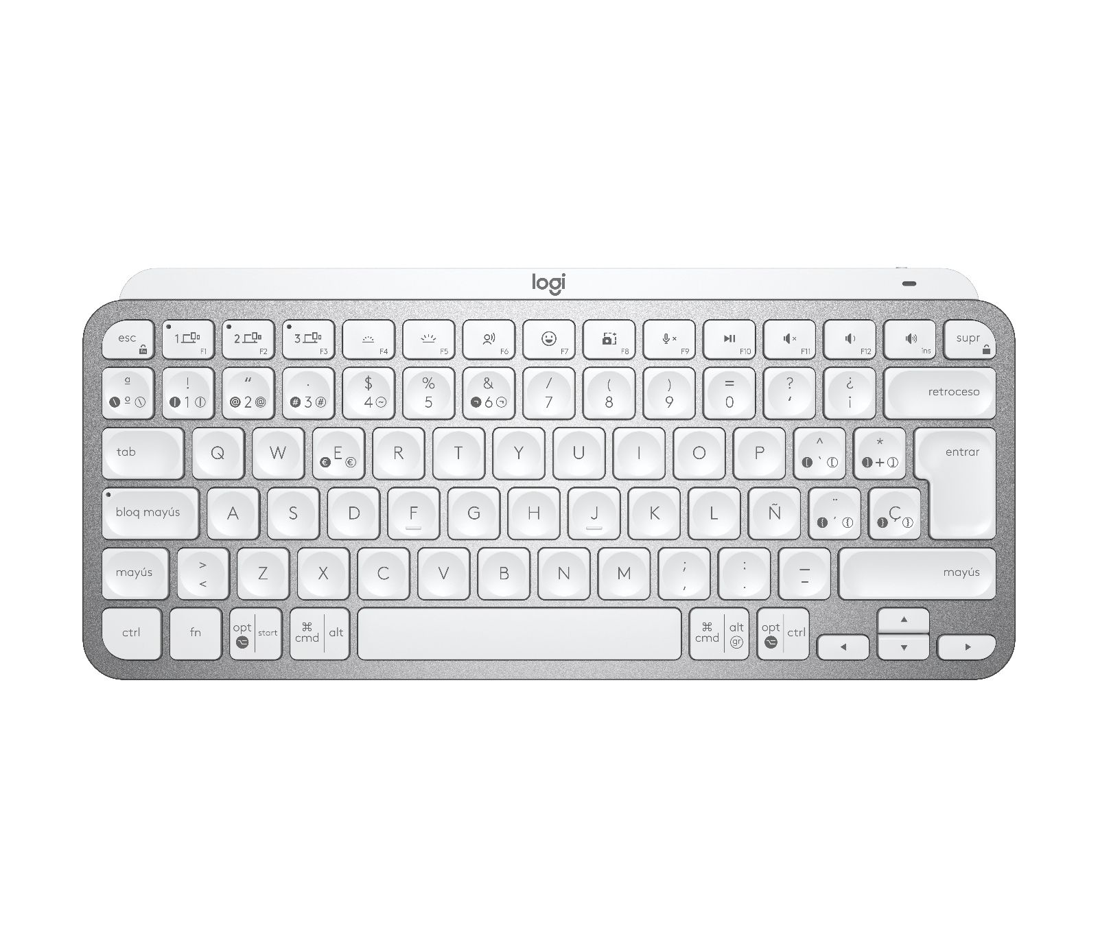 MXKEYS MINI WRLS ILLUMINATED KB/PALE GREY - ESP - MEDITER_1