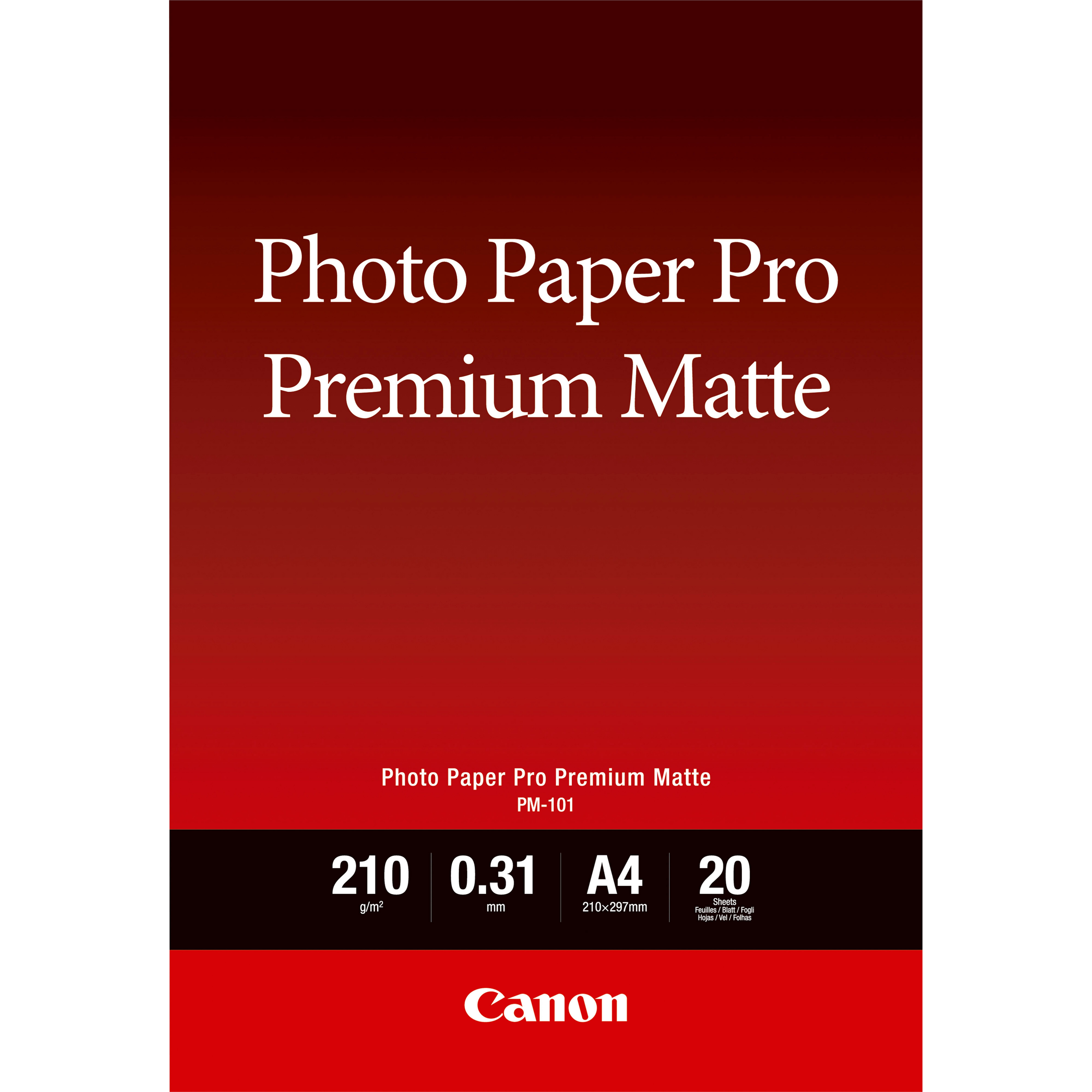 PM-101 A4 20SH PHOTO PAPER/PREMIUM MATTE A4 20 SHEETS_1