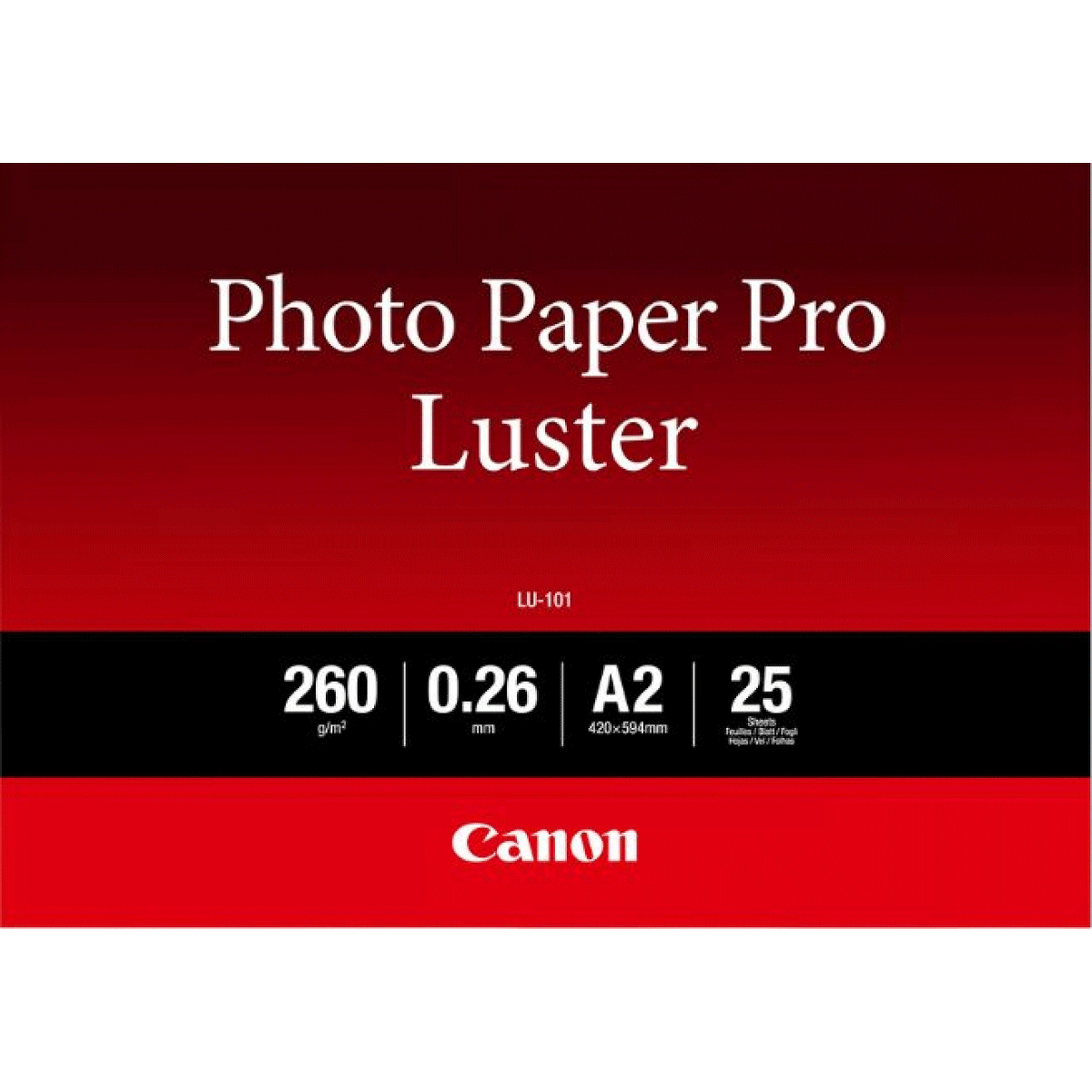 LU-101 A2 25/LUSTER PAPER(LU-101) 25 SHEETS_1