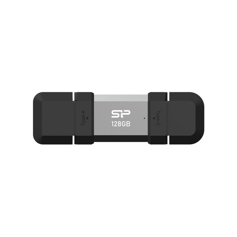 SILICON POWER Pendrive C51 128GB USB-A USB-C 120MB/s Silver_1