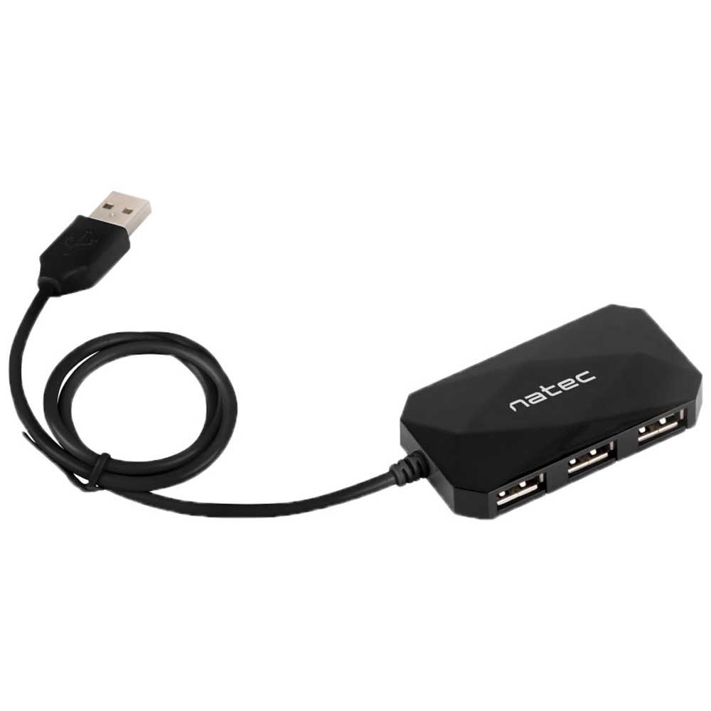 NATEC NHU-0647 Natec USB HUB 4-Port LOCUST USB 2.0, Black_1