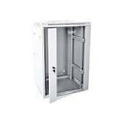 DIGITUS DN-W19 15U/600 DIGITUS Wallmount cabinet 15U, 600x600mm, grey RAL 7035_1