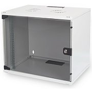 DIGITUS DN-WD19 12U/600 DIGITUS Wallmount cabinet 12U, double section, 600x6000mm, grey RAL 7035_1