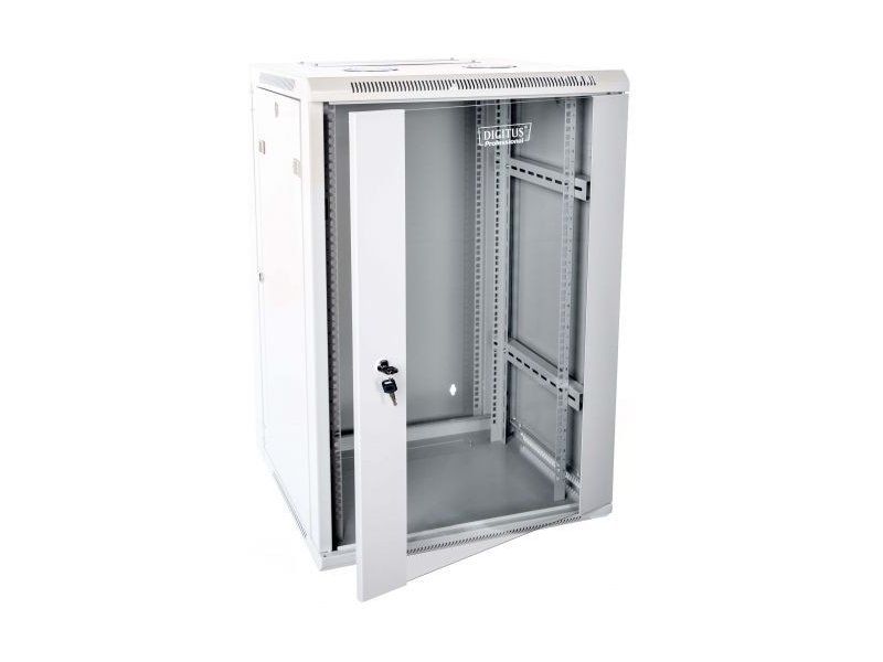 DIGITUS DN-WD19 15U/600 DIGITUS Wallmount cabinet 15U, double section, 600x6000mm, grey RAL 7035_2