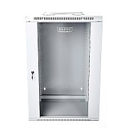 DIGITUS DN-WD19 18U/600 DIGITUS Wallmount cabinet 18U, double section, 600x6000mm, grey RAL 7035_1