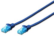 DIGITUS DK-1512-0025/B Digitus Cable patch UTP, CAT.5E, blue, 0.25m_1