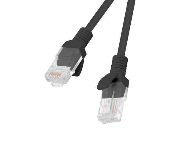 LANBERG PCU6-10CC-0050-BK Lanberg Patchcord RJ45 cat. 6 UTP 0.5m black_1