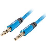 LANBERG CA-MJMJ-10CU-0030-BL Lanberg Premium Cable Audio Mini jack 3,5mm 3pin, 3m Blue_2