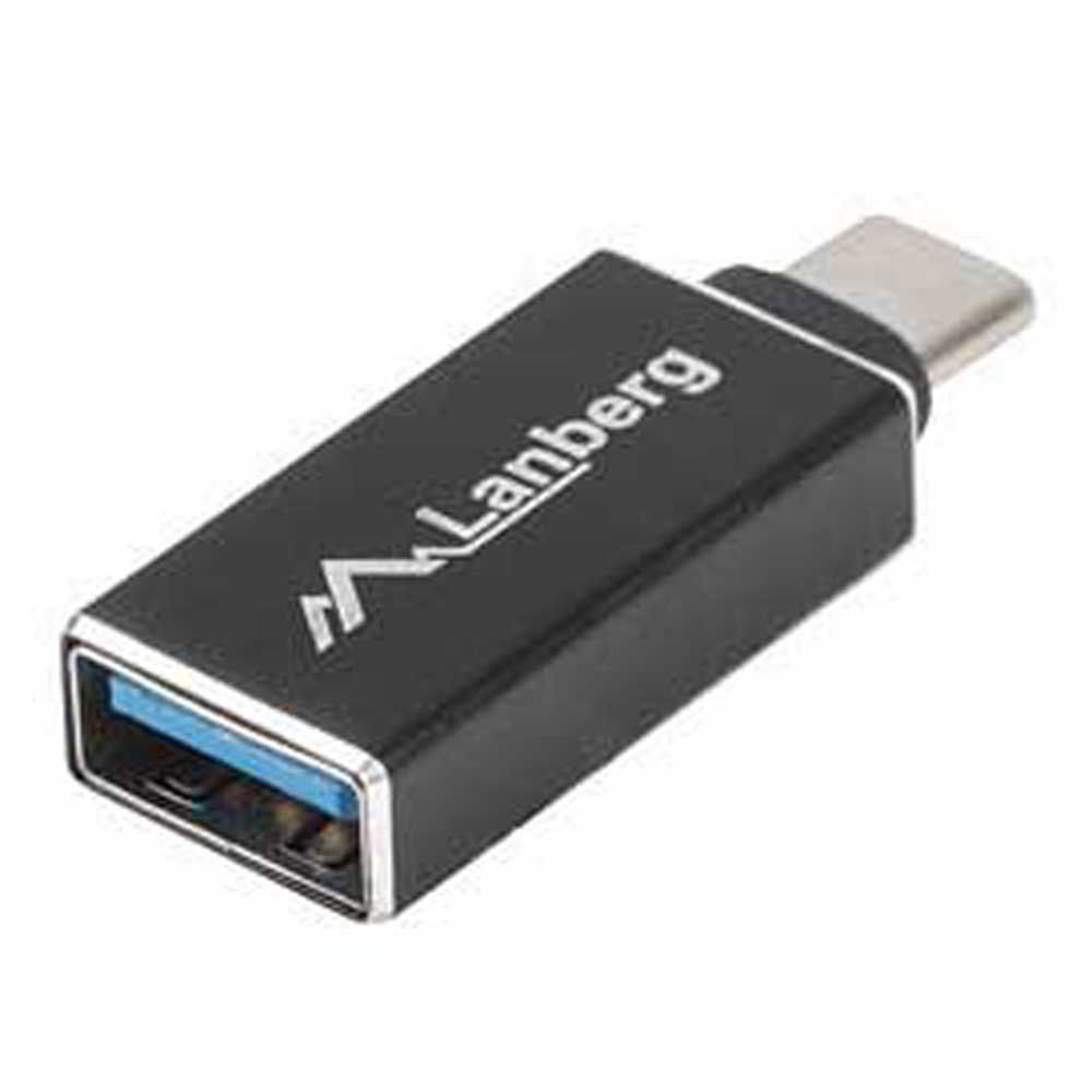 LANBERG AD-UC-UA-02 Lanberg Adapter USB TYPE-C(M)-AF 3.1 Black_1