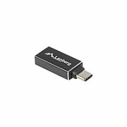 LANBERG AD-UC-UA-02 Lanberg Adapter USB TYPE-C(M)-AF 3.1 Black_2