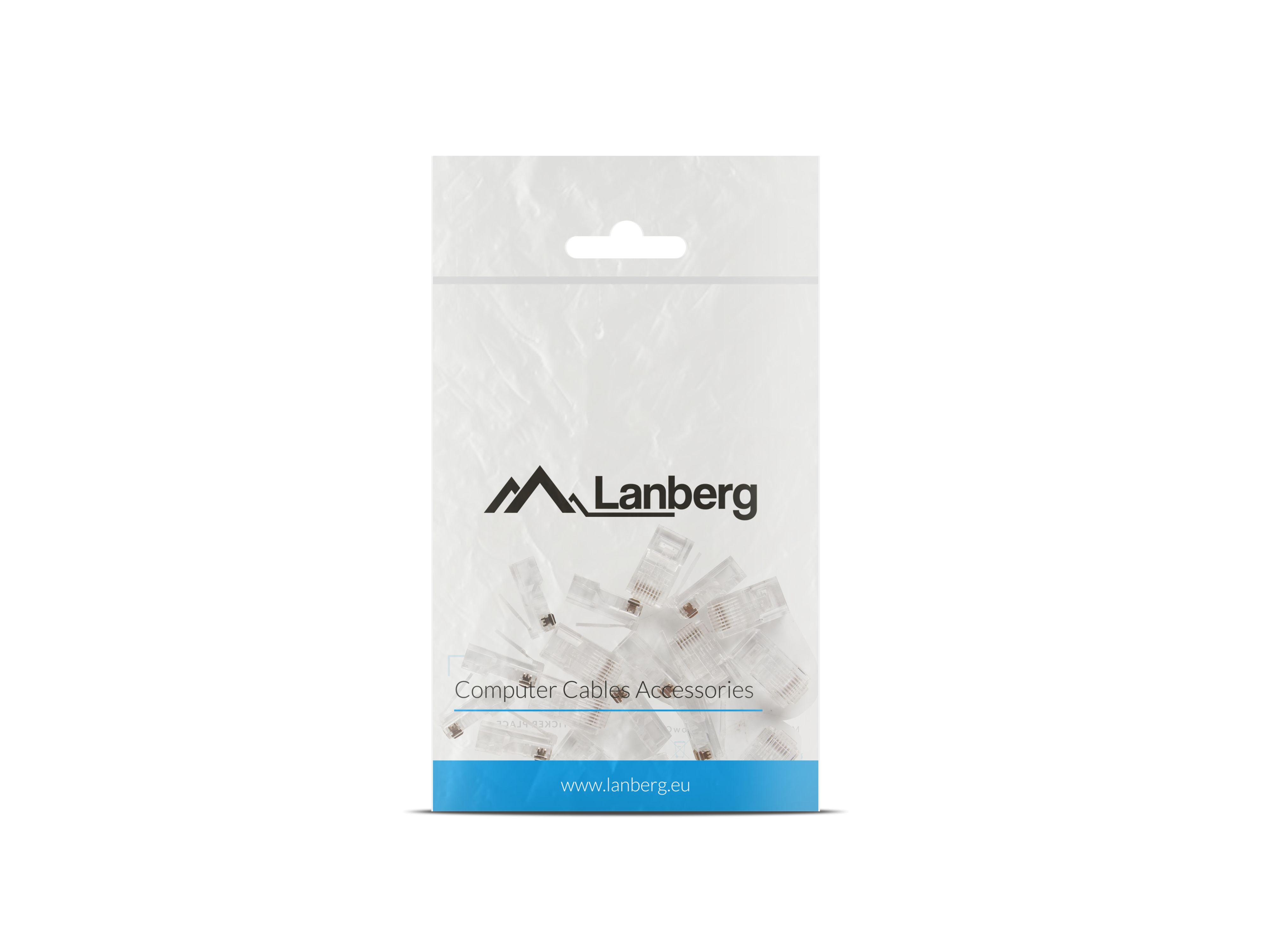 LANBERG PLU-6000EZ Lanberg Plug RJ-45 UTP CAT6, 8P8C (100PCS) Pass Trough_1