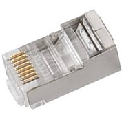 LANBERG PLS-6000EZ Lanberg Plug RJ-45 FTP CAT6 8P8C (100PCS) Pass-Trough_1
