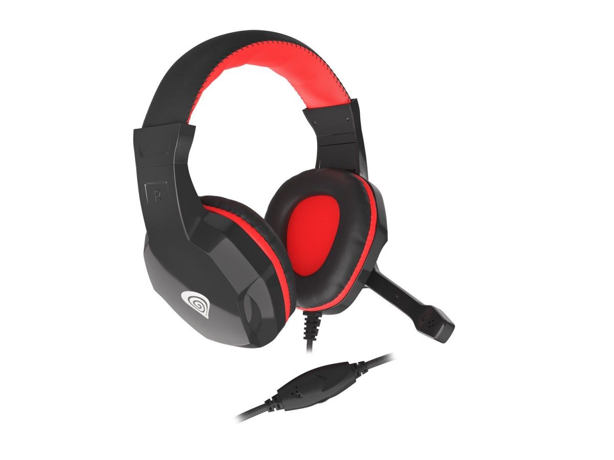 NATEC NSG-1437 GENESIS Gaming headset ARGON 110 Stereo Black-Red_2