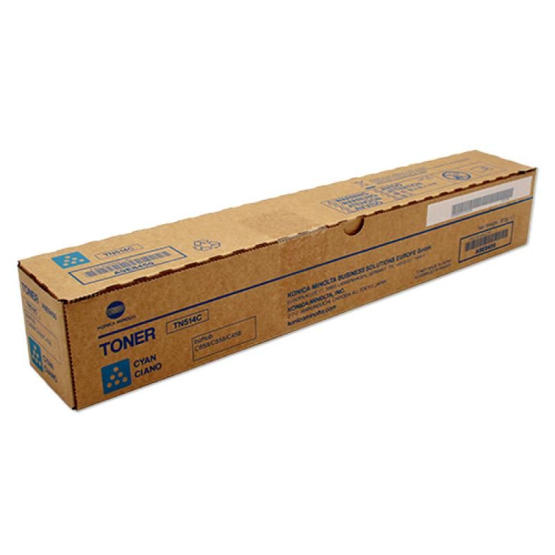 Toner Original KONICA-MINOLTA Cyan, TN-514C, pentru Bizhub C458|C558|C658, 26K, (timbru verde 1.2 lei) , 