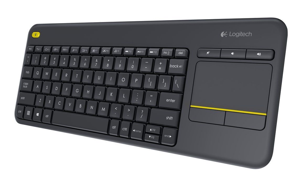 WIRELESS TOUCH KEYBOARD K400+/DARK - PAN - 2.4GHZ NORDIC_3