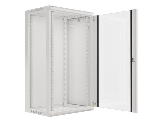LANBERG WF01-6422-10S Lanberg wall-mounted rack 19 demounted flat pack 22U/600x450mm gray_1