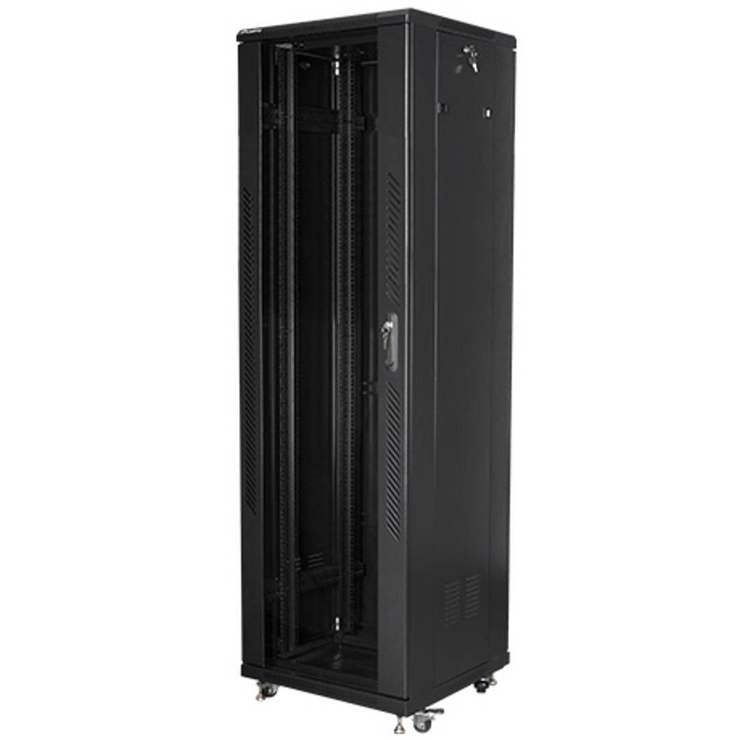 LANBERG FF01-6642-12B Lanberg free-standing rack 19 demounted flat pack 42U/600x600mm black_1