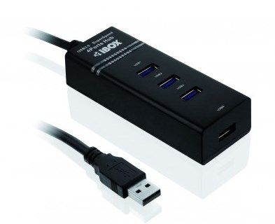 IBOX IUH3FB I-BOX HUB USB 3.0, 4 porturi, negru_2