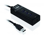 IBOX IUH3FB I-BOX HUB USB 3.0, 4 porturi, negru_2