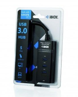 IBOX IUH3FB I-BOX HUB USB 3.0, 4 porturi, negru_4