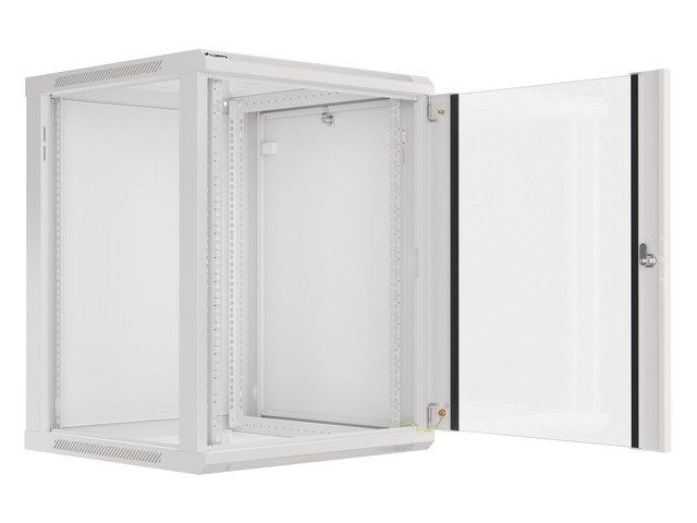 LANBERG WF01-6615-10S Lanberg wall-mounted rack 19 demounted flat pack 15U/600x600mm gray_1